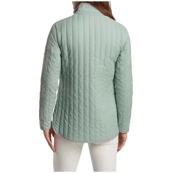 Peter Millar Pippin Quilted Travel Jacket Size Small Sage Fog Green New Golf - Picture 8 of 10